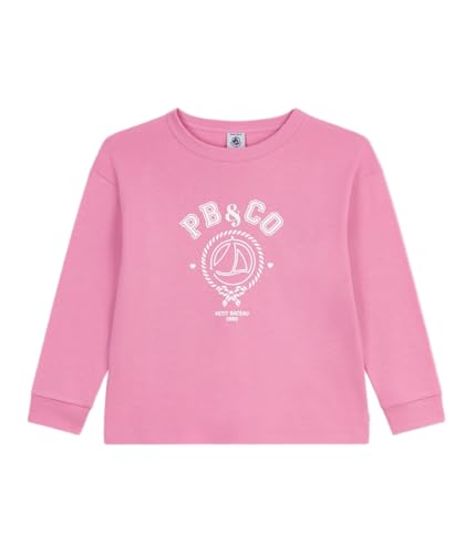 Tee-Shirt Enfant Manches Longues Petit Bateau en coton imprimé pour fille