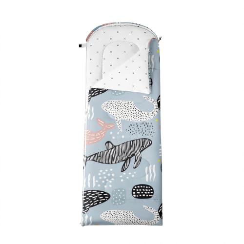 Saco de dormir Erosebridal con escala de sirena y bolsa de compresión miniatura 4