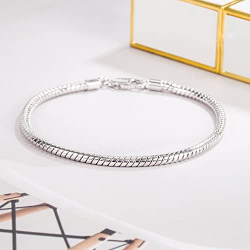 Pulsera de plata 925 hombre y mujer 3-4MM Dankadi miniatura 6