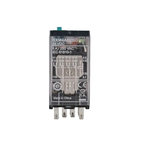 Relais intermédiaire RXM4LB2BD Schneider 24V DC pour circuits de commande industriels