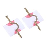 NOLITOY 2 Stück Fake Nail Prank Toy Blutige Nagel durch Finger Requisite Lustige Halloween Streichspielzeuge für April Fools Day und Theaterrequisiten