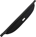 Caartonn Cargo Cover Compatible for 2016 2017 2018 2019 Kia Sorento Trunk Retractable Cargo Luggage Security Shade Cover Shield Black