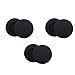 Produktbild 3 Paar Ohrpolster Kompatibel mit Philip/Sony Kopfhörer, Nourich 2-5/16-Zoll T-012-6P Schaumstoff Polster Kopfhörerpolster Pad Ear Cover Case Schutz Hülle Schutzhülle Gehäuse Etui Cover (Schwarz)