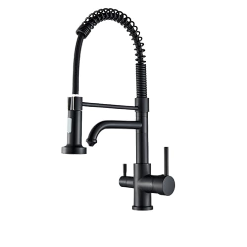 Robinet évier purifié mélangeur froid cuisine nickel chrome pivotant