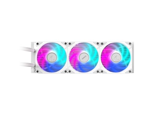 Image of AORUS WATERFORCE II 360 ICE Liquid CPU Cooler, 360mm Radiator with 3x120mm Low Noise ARGB Fans, Compatible with Intel LGA1851, LGA1700, and AMD AM5 (GP-AORUS WATERFORCE II 360 ICE)
