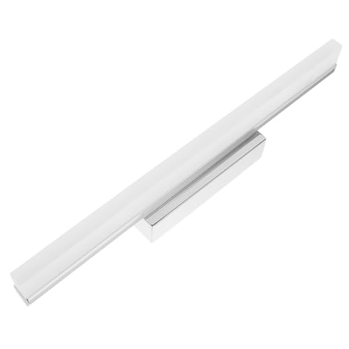 PartyKindom LED Bathroom Mirror Front Light Fog Vanity Lamp with Stainless Steel Base Energy Saving White Light for Stylish Bathroom Decoration and Daily Use