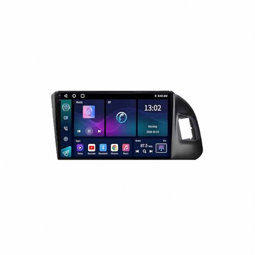 Radio coche 2 DIN con Carplay inalámbrico para Audi Q5 2008-2017 y cámara trasera