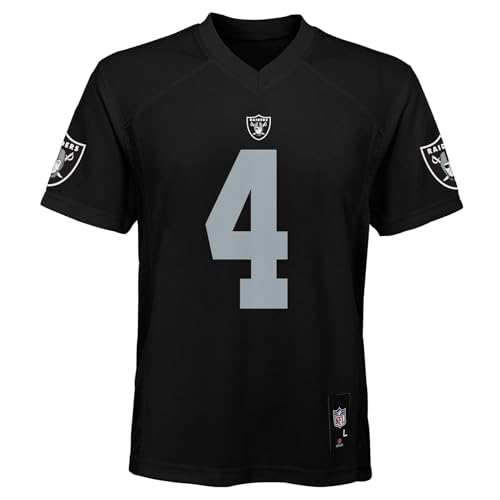 Outerstuff Derek Carr Las Vegas Raiders Nfl Kids Youth 8-20 Purple Home Mid-Tier Player Jersey  thumb #1