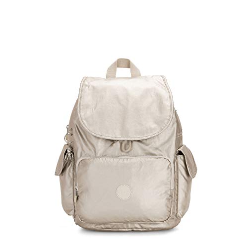 Kipling City Pack Mochila mediana   Nube Metal   Talla única