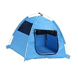 HOUDERCO Haustierzelt Für Katzen Und Hunde Tragbar Und Faltbar Outdoor-haustierzelt Als Spielhaus Und Unterstand Atmungsaktiv Und Langlebig Für Haustierunterkunft