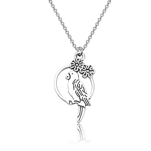 PLITI Parrot Necklace Parrot Lover Gift Gift Bird Watching Gift I Just Really Like Birds Pendant For Animal Lover2