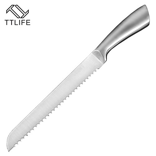 TTLIFE Stainless Steel Kitchen Knife Cake Knives Bread Toasting Knife