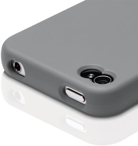 elago S4 Glide Case for Black Version AT&T, Sprint and Verizon iPhone 4/4S(Not for White iPhone) - ECO Pack (Soft Feeling Grey)