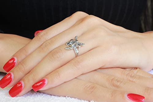 CloseoutWarehouse 925 Sterling Silver Fairy Goddess Ring3