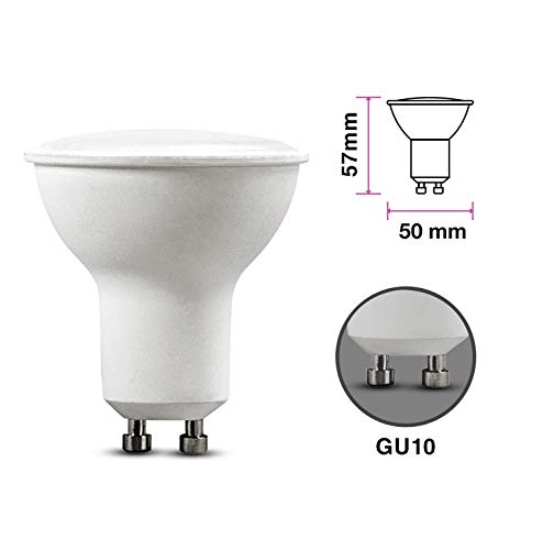 Faretto VT-2225 led gu10 5w 110° copertura