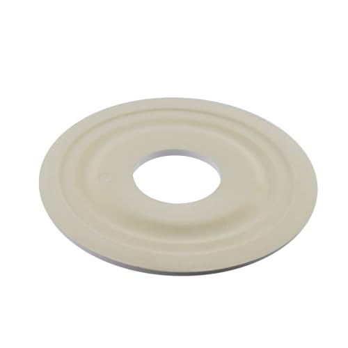 Image of Woogim 2PCS Non-Split Ceiling Medallion for Light Fixtures, White, 12.2Inch