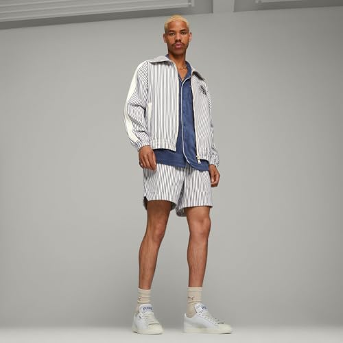 PUMA Lifestyle Clyde Q3 Rhuigi Baskets pour homme, blanc gris blanc, 42.5 EU