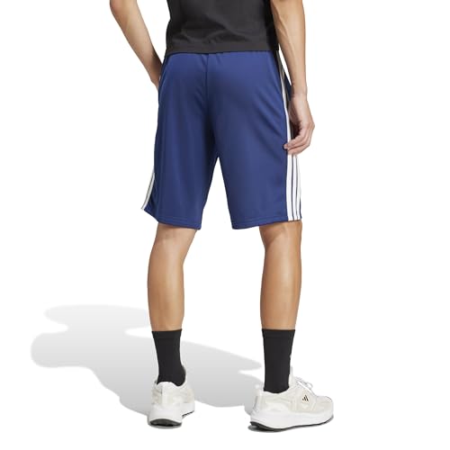 Adidas Men's 3-Stripes Tricot Regular Fit Sportswear Shorts, Dark Blue, X-Large - Image 3