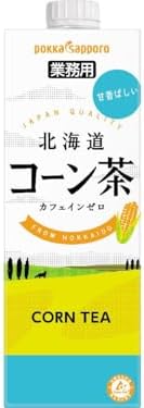 （07:30時点） ポッカサッポロ飲料 業務用北海道コーン茶 1000ml×6本