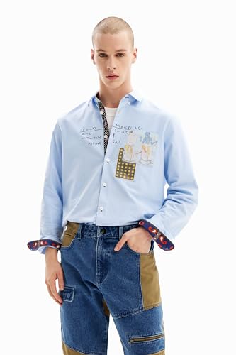 T-shirt Desigual Cam_Gustav homme fini les hauts ternes et sans forme