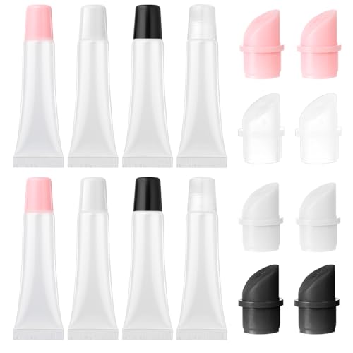 Acooruiteng Empty Lip Gloss Tubes 15ml Clear Lip Balm...