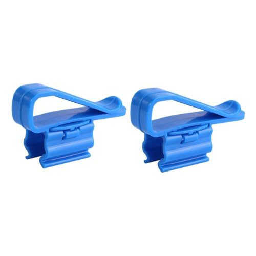 PERSELOSO 2個 水槽用ホースホルダー 水管固定クリップ 伸縮機能付き アクアリウムろ過装置対応 バケツや水槽の水交換 清掃補助器具