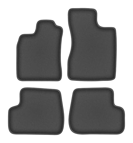 Tapis de sol voiture Durban en velours graphite pour trajets quotidiens Twingo I