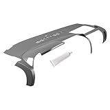 DashSkin One Piece Molded Dash Cover Cap Compatible with 2007-2013 Silverado Sierra w Dual Glovebox Dashboards in Dark Titanium - Made in The USA