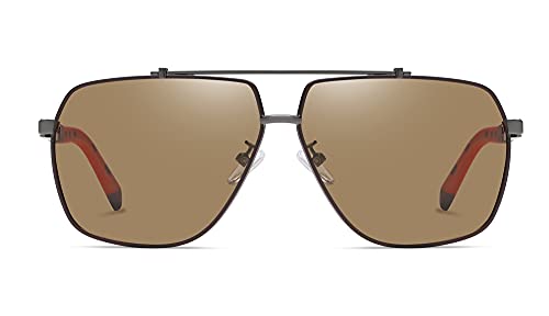 Image of Polarized Sunglasses Classic Fashion Oversized Frame for Men Driving UV Protection