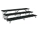 National Public Seating RS3LC 3-LEVEL STRAIGHT CHORAL RISER, CARPET SURFACE