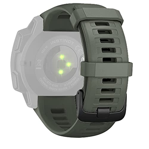 Bracelet silicone Garmin Instinct 22mm de rechange pour montre connectée Solar et Tide