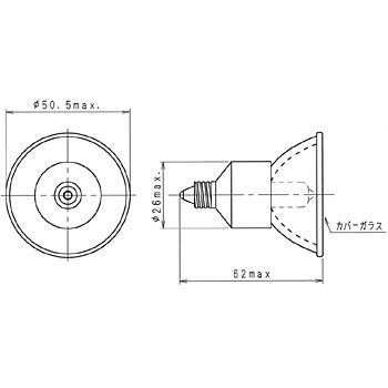 Amazon | 岩崎 ダイクロクールハロゲンplus 省電力タイプ JDRφ50 110V