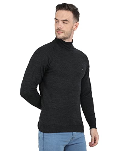 Image of Monte Carlo Men Wool High Neck Pullover Sweater