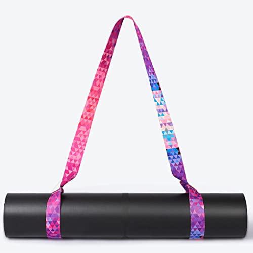 XUSIJAKQ1 Tapete de ioga para carregar cobertor grande com tira elástica antiderrapante cinto ajustá