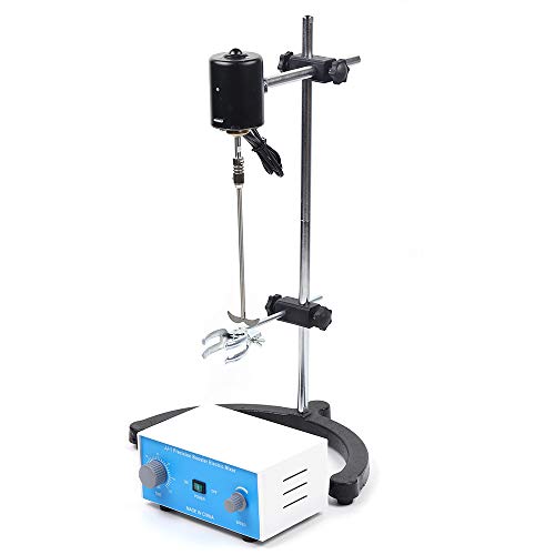 Eapmic 164823 Electric Overhead Stirrer Mixer Drum Lab Mixer 3000Rpm Stainless Steel Industrial Liquid Blender thumb #1