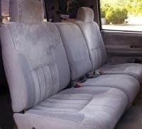 Durafit Seat Covers, Compatible with Dodge Ram Truck SLT 40/20/40 Split Seat with Squared Shoulders and Center Console. Manual Controls. Seat Covers in Gray Endura