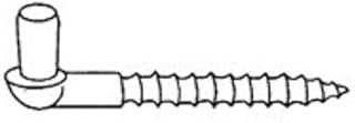 Mintcraft LR096 Screw Hook, 3/4 in Dia x 6 in L, Zinc Plated