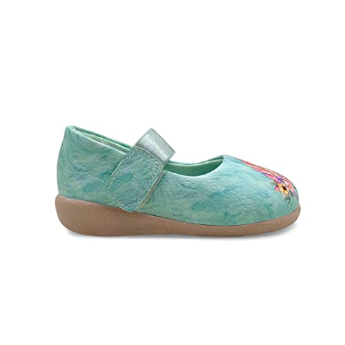 Image of KazarMax Hopits Sea Green Shimmer Unicorn Ballerina For Baby Girls- 9-12 Months - Ballet