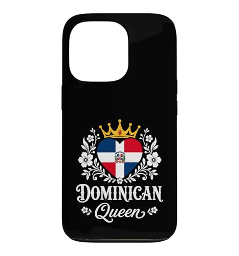 Dominican Queen Dominican Republic Flag Proud Woman �X�}�z�P�[�X iPhone 13 Pro �p