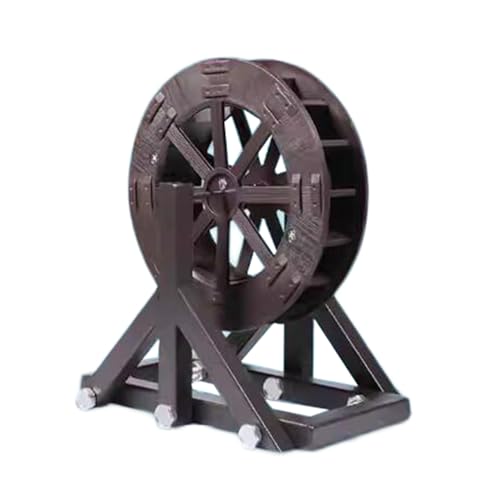 BZJPRFC Fuente De Noria, Fuente De Noria Independiente, Fuente De Cascada Ornamental For Balcón Interior Y Exterior, For Jardín, Patio Trasero, Estanque(27cm/10.6inch)