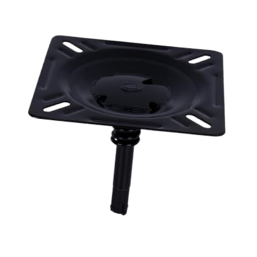 Okiyakusama Boat Seat Base Pedestal Marine Pedestal Base 7inchx7inch Marine Hardware Cabin Seat Installation Bracket, Black
