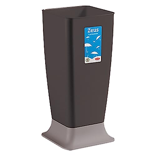 1PEZZO PORTAOMBRELLI 'ZEUS' antracite-base tortora chiaro