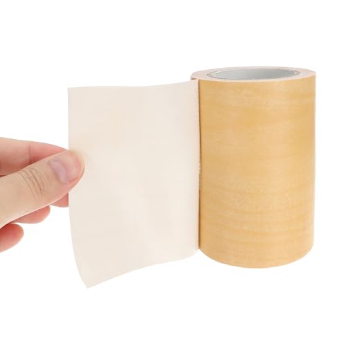 Image of PATIKIL Wood Grain Repair Tape 3 inch x15ft,2 Pcs Self Adhesive Realistic Textured Repair Tape Patch for Floor Door Table Cabinets Desk,Yellow Maple