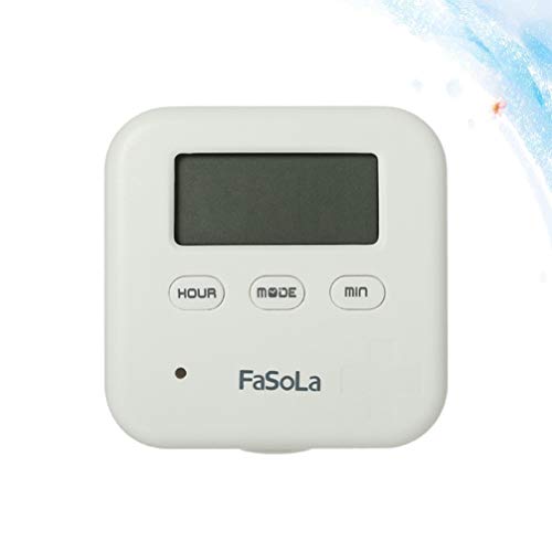 Caixa de comprimidos portátil TOPBATHY com alarme vibratório, 4 compartimentos, portátil para viagen