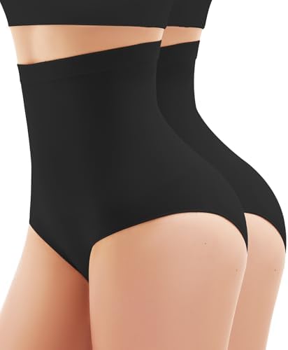 Tummy Control Shapewear Underwear for Women,Seamless High Waist Briefs, Faja Body Shaper Panties Shorts