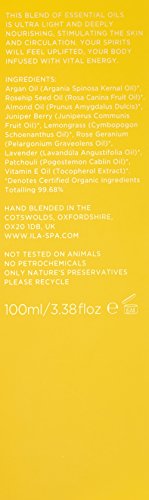 Ilaspa Body Oil For Vital Energy, 3.38 Fl. Oz. #TOP2