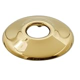 Westbrass D129-10-01 1/2' IPS Sure Grip Low Pattern Flange, Polished Brass (10-Pack)