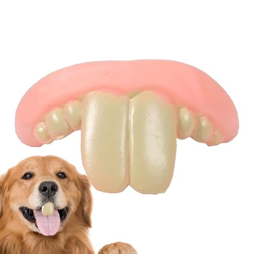 Lustiges Hundegebiss, Gebiss Für Hunde, Falsche Zahnspange Für Hunde, Kreatives Hundesilikonzahnspielzeug, Hunde-Halloweenkostüm Deko-Zubehör