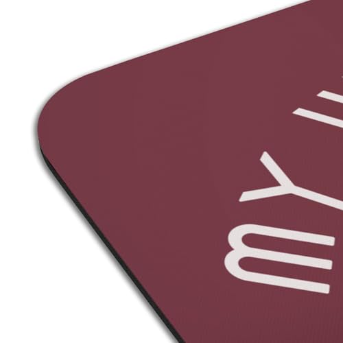 Sets de table My Workout Wine en caoutchouc rouge lavable grand format - 4