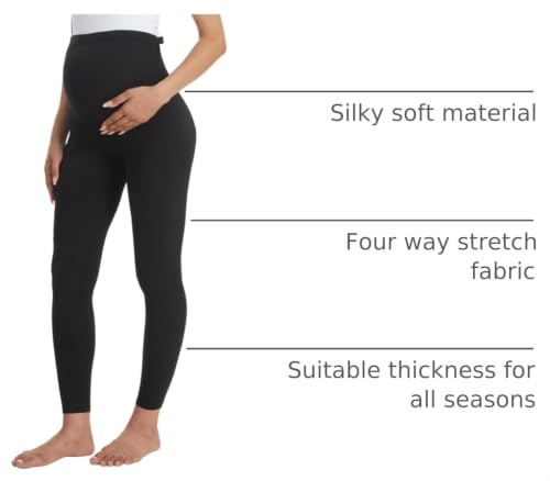 Image of Buttergene Maternity Leggings Buttery-Soft 28'' Maternity Yoga Pants